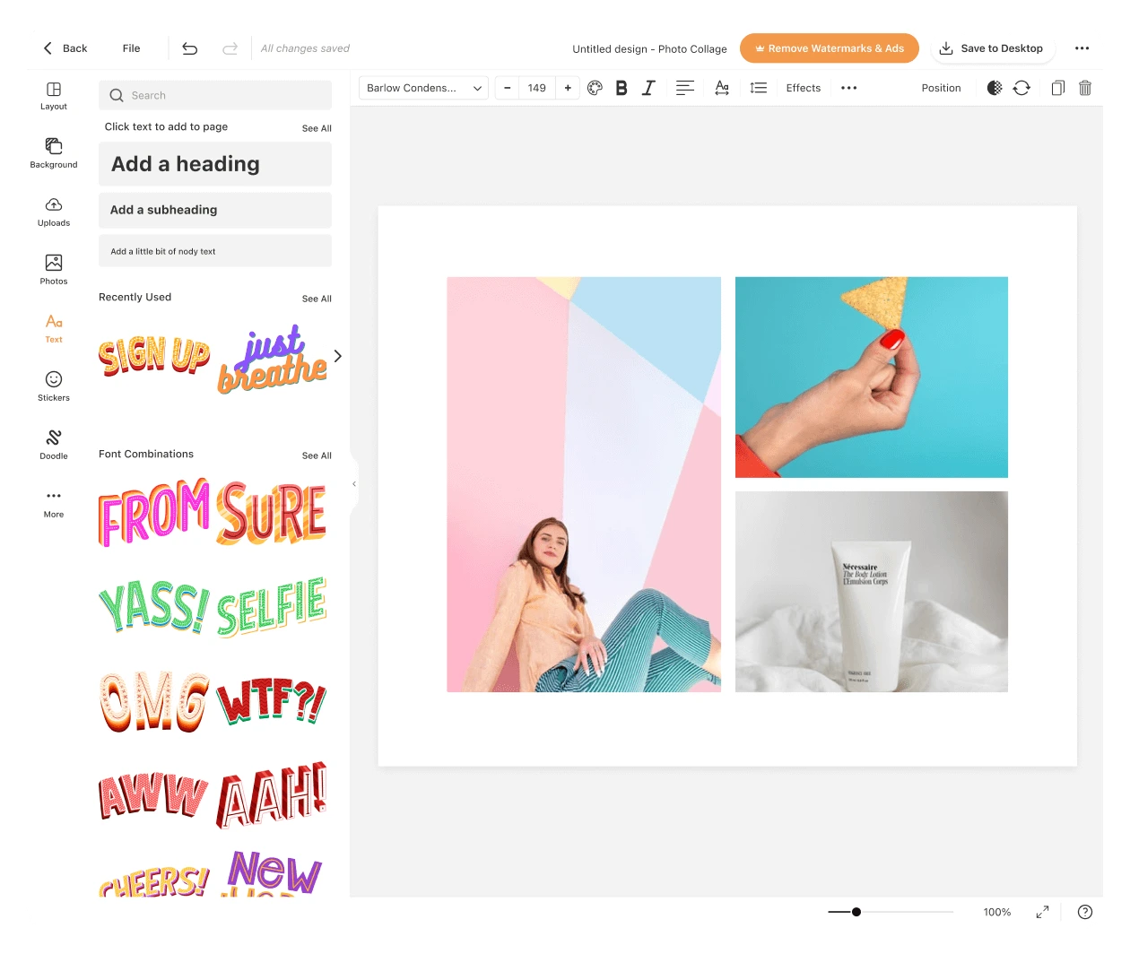 Collage Editor Screenshot