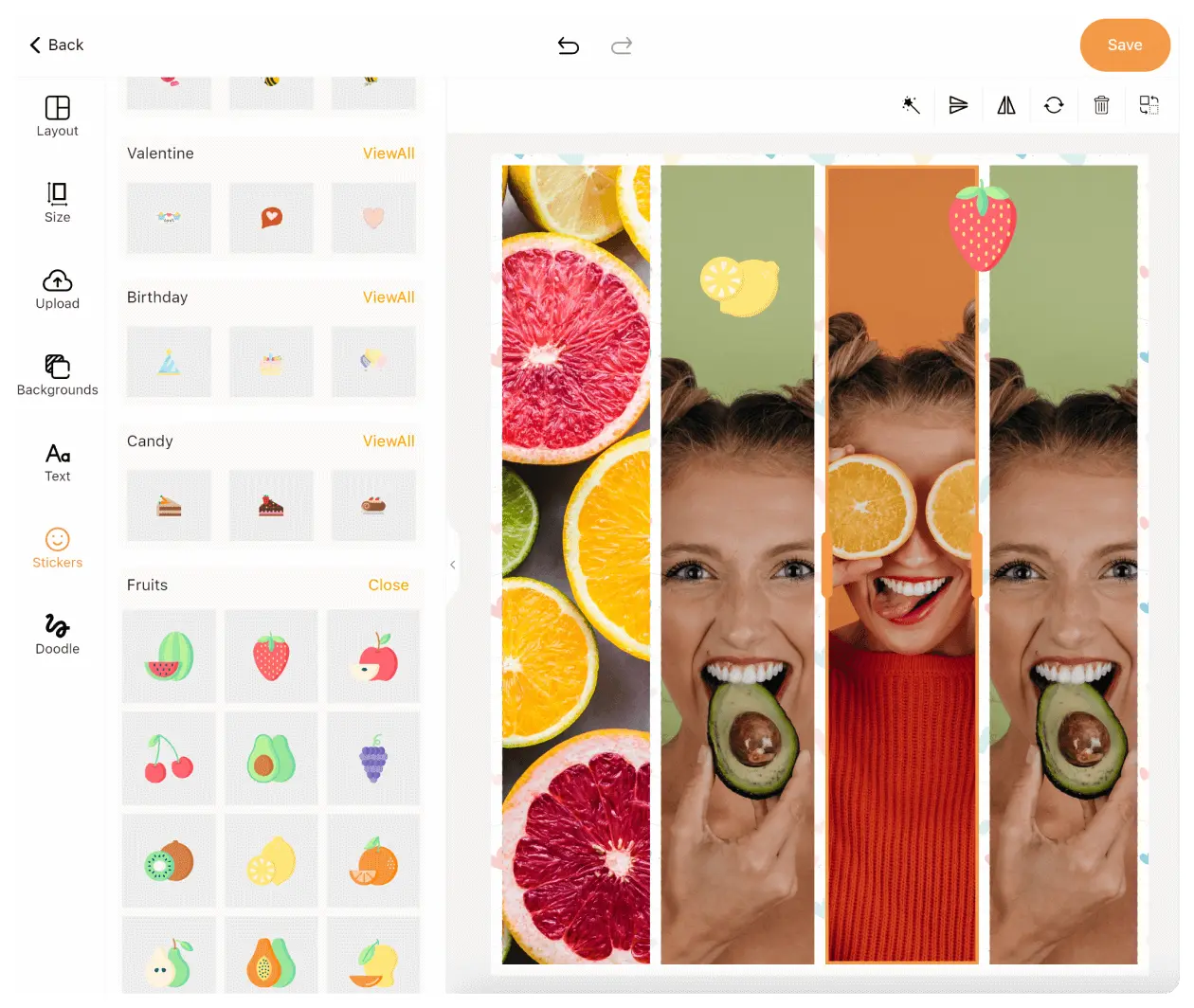 PhotoJoiner stitch photos screen shot